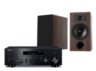 Zestawy stereo - Yamaha R-N600A (czarny) + Tesi 3 (mokka) - miniaturka - grafika 1