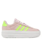 Buty dla dziewczynek - Sneakersy adidas VL Court Bold JI1017 Różowy - miniaturka - grafika 1