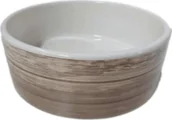 Miski dla kotów - Yarro Miska Ceramiczna Dla Psa Kota Motyw Drewna 16x6cm 0.5l - miniaturka - grafika 1