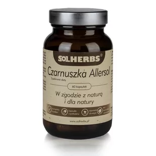 Solherbs Solherbs Czarnuszka Allersol 60 kaps. - Witaminy i minerały - miniaturka - grafika 1