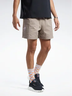 Reebok Szorty sportowe Classics Skateboard Shorts HT8174 Brązowy - Spodenki męskie - miniaturka - grafika 1