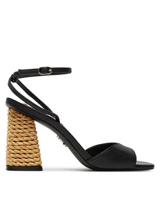 Steve Madden Sandały SM11003004-017 Czarny - Sandały damskie - miniaturka - grafika 1