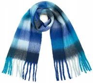 Moda i Uroda OUTLET - Duży ciepły zimowy szal Duluth w kratę z frędzlami sz23311-5 - miniaturka - grafika 1