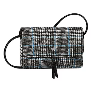 TOM TAILOR Damska torba Luna Flap bag S no zip, S, Printed Black - S - Torebki damskie - miniaturka - grafika 1