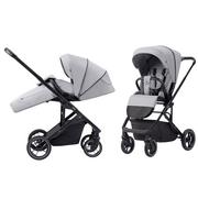 Wózki dziecięce - CARRELLO Alfa 2023 2w1 CRL-5508 Feather Grey - miniaturka - grafika 1