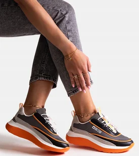 Sportowe buty damskie szare Big Star JJ274996 29540 rozmiar 41 - Buty sportowe damskie - miniaturka - grafika 1