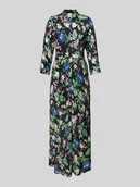 Sukienki - Sukienka koszulowa z wiskozy z listwą guzikową - miniaturka - grafika 1