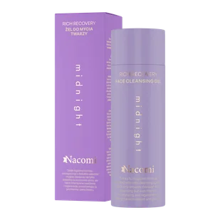 NACOMI Rich Recovery Żel Do Mycia Twarzy Midnight 140ml - Żele do mycia twarzy - miniaturka - grafika 1