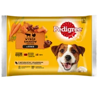 Mokra karma dla psów - Pedigree Wołowina z jagnięciną Indyk z marchewką 4x100g 34706-uniw - miniaturka - grafika 1