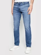 Spodnie męskie - Levi's Jeansy 511 04511-5461 Niebieski Slim Fit - miniaturka - grafika 1