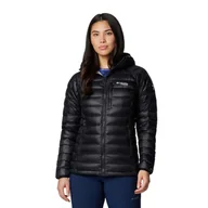 Odzież trekkingowa damska - Kurtka puchowa damska Columbia Arctic Crest Down Hooded - miniaturka - grafika 1