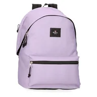 Torby na laptopy - Pepe Jeans Aris Colorful Plecak na laptopa 15,6" z podwójną komorą fioletowy 31 x 44 x 17,5 cm Poliester by Joumma Bags - miniaturka - grafika 1