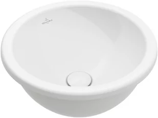 Villeroy & Boch Loop & Friends Umywalka wpuszczana w blat 39 cm z przelewem weiss alpin 4A590001 - Umywalki - miniaturka - grafika 1