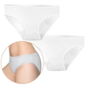 Majtki damskie - 2X MAJTKI DAMSKIE BAWEŁNIANE FIGI PEŁNE KLASYCZNE CZARNE POLSKI PRODUCENT L - miniaturka - grafika 1