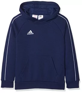 Adidas Bluza dla dzieci Core 18 Hoody JUNIOR granatowa CV3430 B8118-JR-0 - Bluzy dla chłopców - miniaturka - grafika 1