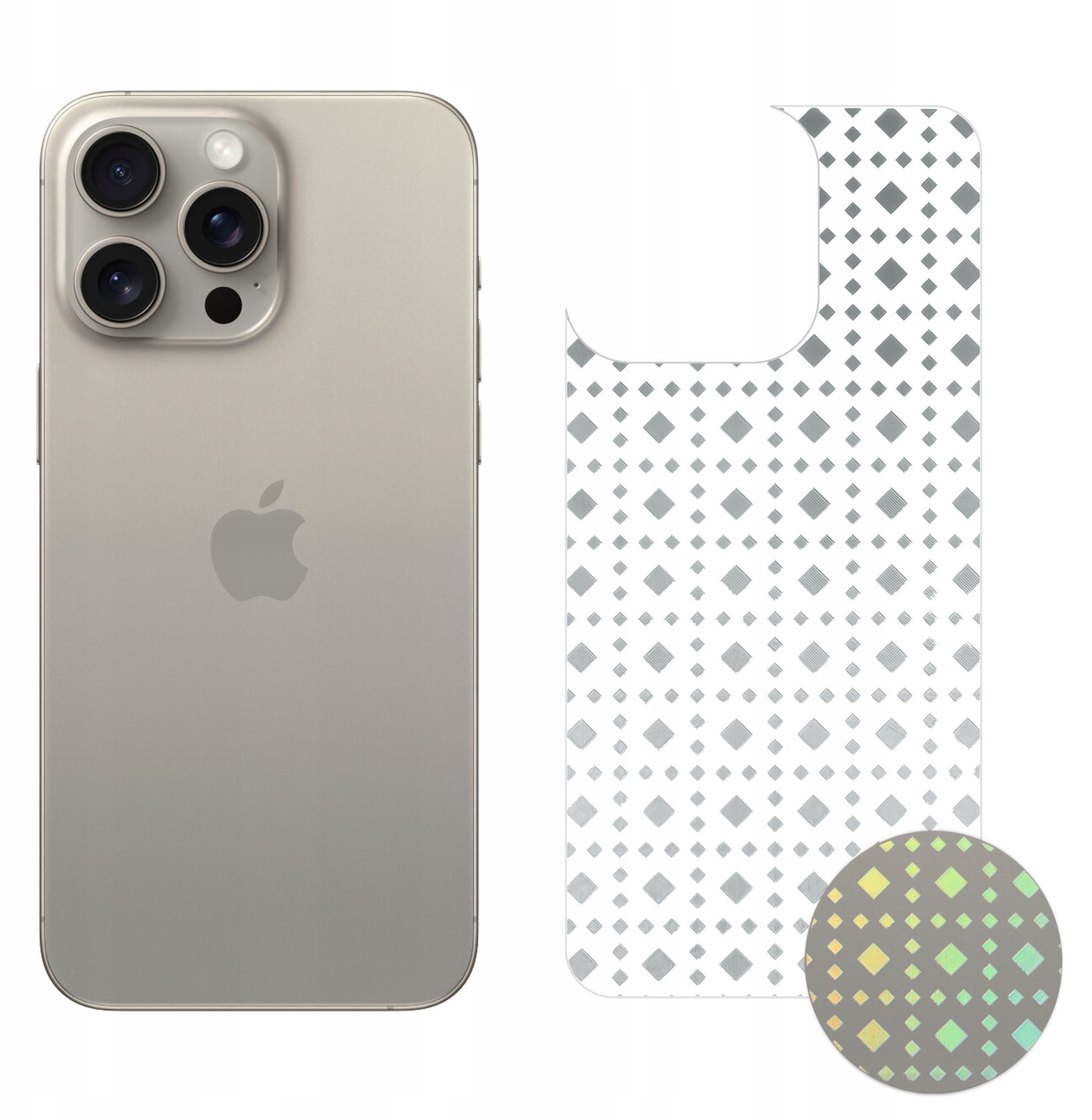 FOLIA HYDROŻELOWA OCHRONNA NA TYŁ TELEFONU WZÓR do iPhone 15 Pro Max