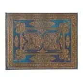 Szkolne artykuły papiernicze - Księga gości Paperblanks Blue Luxe - miniaturka - grafika 1