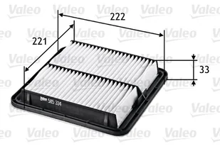 Filtr powietrza Valeo 585334 - Filtry powietrza - miniaturka - grafika 1