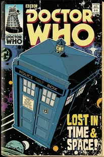 GB Eye Limited Doctor Who Tardis Comic plakat FP3470 - Plakaty - miniaturka - grafika 1