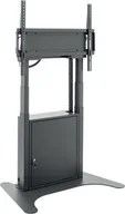 Uchwyty do telewizora - Hagor Floorstand Lift Pro Light Black Lift-Standsystem fuer 140-218cm 55-86Zoll VESA max 800x600mm max Traglast 120kg - miniaturka - grafika 1