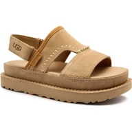 Sandały damskie - UGG Skórzane sandały Goldenstar Regenerate - miniaturka - grafika 1