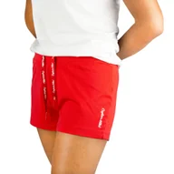 Spodenki damskie - Spodenki Dresowe Damskie Captain Mike Czerwone - L - miniaturka - grafika 1