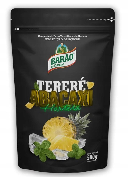 Yerba Mate Barao TERERE Menta Abacaxi 500g Mięta Ananas 0,5kg