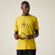 Koszulki sportowe męskie - Dare 2b Koszulka męska Movement III Żółty, Cotton, Rozmiar: L - miniaturka - grafika 1