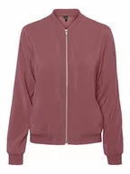 Kurtki damskie - VERO MODA Damska kurtka Vmcoco L/S Bomber Ga Noos, Ró?owo-br?zowy, S - miniaturka - grafika 1