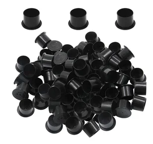 Kubeczki na farbę Cups with stand Black 100 szt - Wyposażenie studia tatuażu - miniaturka - grafika 1