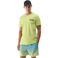 Koszulki męskie - Koszulka Męska 4F T-shirt Podkoszulek Bluzka Sportowa Na Co Dzień - miniaturka - grafika 1