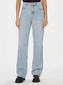 Spodnie damskie - Patrizia Pepe Jeansy 8P0487/D070-CA05 Niebieski Wide Fit - miniaturka - grafika 1