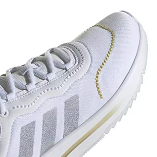 Trampki damskie - adidas FUKASA Run, Trampki damskie, Ftwr White/Ftwr White/Matowe Gold, 42 EU, Ftwr White Ftwr White Matte Gold, 42 EU - grafika 1