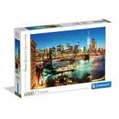 Puzzle - Puzzle 6000 Hq Brooklyn Bridge Lights Clementoni - puzzle - miniaturka - grafika 1
