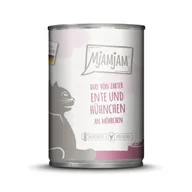 Mokra karma dla kotów - MjAMjAM mokra karma dla kota dorosłego, Duo 6x400 g Kaczka i kurczak - miniaturka - grafika 1