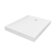 Brodziki prysznicowe - Brodzik prostokątny New Trendy Mild 120x90x11,5 biały akryl B-0619 - miniaturka - grafika 1