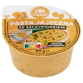 Konserwy i dania rybne - Carrefour Classic Pasta jajeczna ze szczypiorkiem 80 g - miniaturka - grafika 1