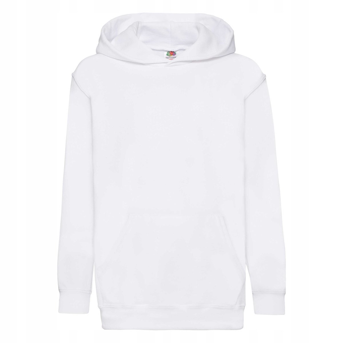 Bluza Dziecięca Z Kapturem Hooded Sweat Biały r. 12-13(152)