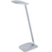 Lampy stojące - Eglo Lampka lampa oprawa biurkowa stołowa Cajero 1x4,5W LED srebrna 95694 - miniaturka - grafika 1