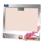 Wagi łazienkowe - Waga łazienkowa elektroniczna NICKI różowa - miniaturka - grafika 1