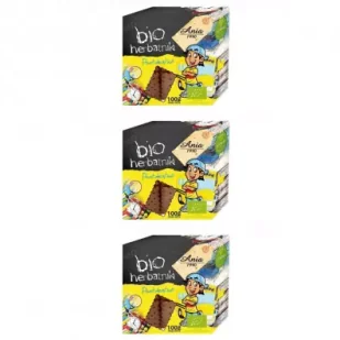 Bio Ania Herbatniki prostokątne Zestaw 3 x 100 g Bio - Ciastka - miniaturka - grafika 1