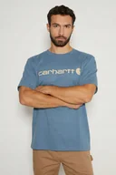 Koszulki męskie - Koszulka Carhartt Heavyweight Logo - miniaturka - grafika 1