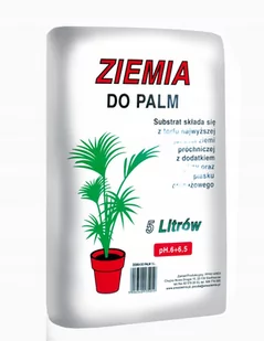 Pphu "arex" "green garden" arkadiusz temberski Ziemia do palm Arex 5l - Ziemia ogrodowa - miniaturka - grafika 1