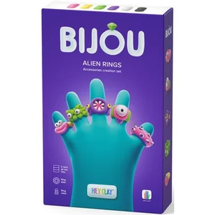 Hey Clay, Bijou, Alien Rings, masa plastyczna - Masy plastyczne - miniaturka - grafika 1