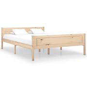 Łóżka - vidaXL Lumarko Rama łóżka z litego drewna sosnowego, 120 x 200 cm 322098 - miniaturka - grafika 1