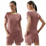 Koszulki i topy damskie - Koszulka sportowa damska TERMOAKTYWNA TSHIRT fitness 4F treningowa XXL - miniaturka - grafika 1