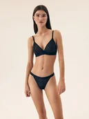 Majtki damskie - Majtki stringi Sesun Bloovii navy L - miniaturka - grafika 1