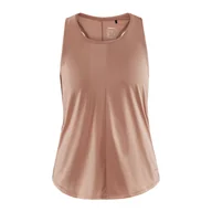 Koszulki i topy damskie - Damska koszulka bez rękawów CRAFT CORE ESSENCE SINGLET W 1911243-791000 – Brązowy - miniaturka - grafika 1