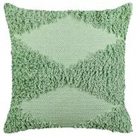 Poduszki dekoracyjne - Lumarko Poduszka dekoracyjna bawełniana tuftowana 45 x 45 cm zielona RHOEO - miniaturka - grafika 1