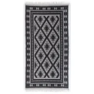 Dywany - Dywan Kilim 70 x 140 cm ramka antracytowy - miniaturka - grafika 1